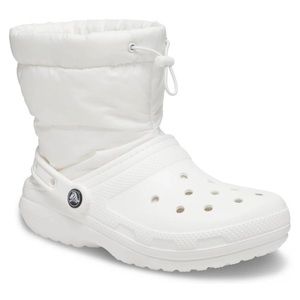 NEW Crocs Classic Lined Neo Puff Boot|WinterBoots White Size Mens 12/Womens 13.5